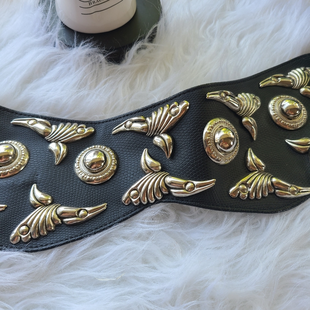 Bird Faux Leather Belt - Picture 2 of 3